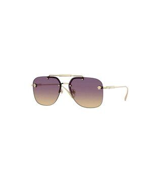 Versace VE2296 Sunglasses Sun Glasses 1252/70 Pale Gold Authentic New 60mm Men